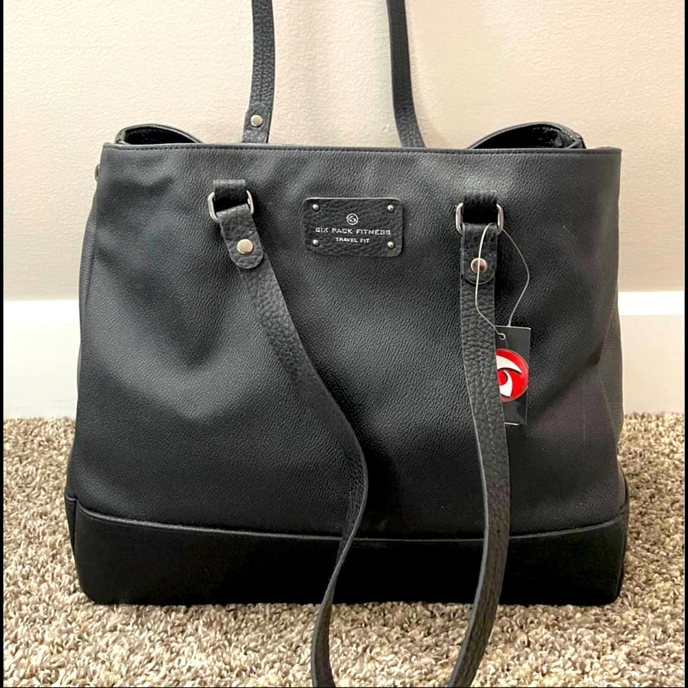 Lightly used..less than a month.   Great bag to take to work, shopping, gym, etc